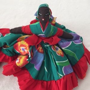 Handmade reversible doll from Trinidad